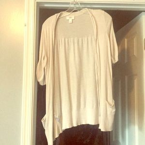 Loft short sleeve sweater